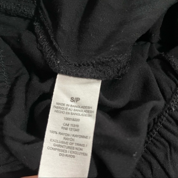 Garage SZ SP Skirt Pants Wide Leg Culottes Black Women - Picture 9 of 16